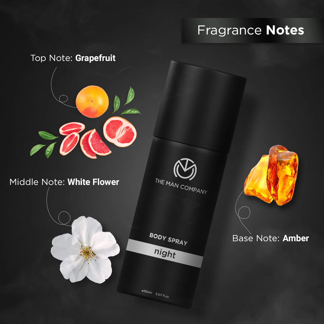 The Man Company Body Spray | Night (150ml)