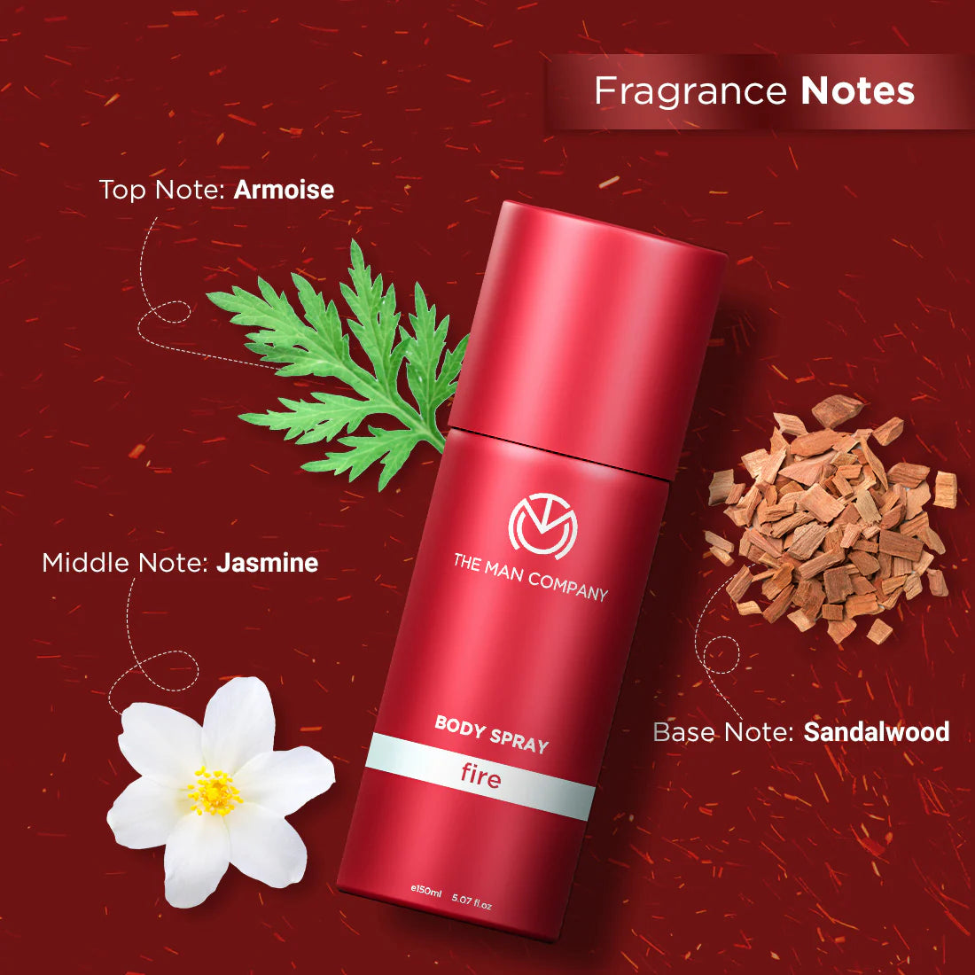 The Man Company Body Spray | Fire (150ml)