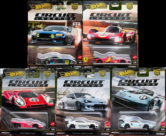 Imported Circuit Legends set of 5 cars