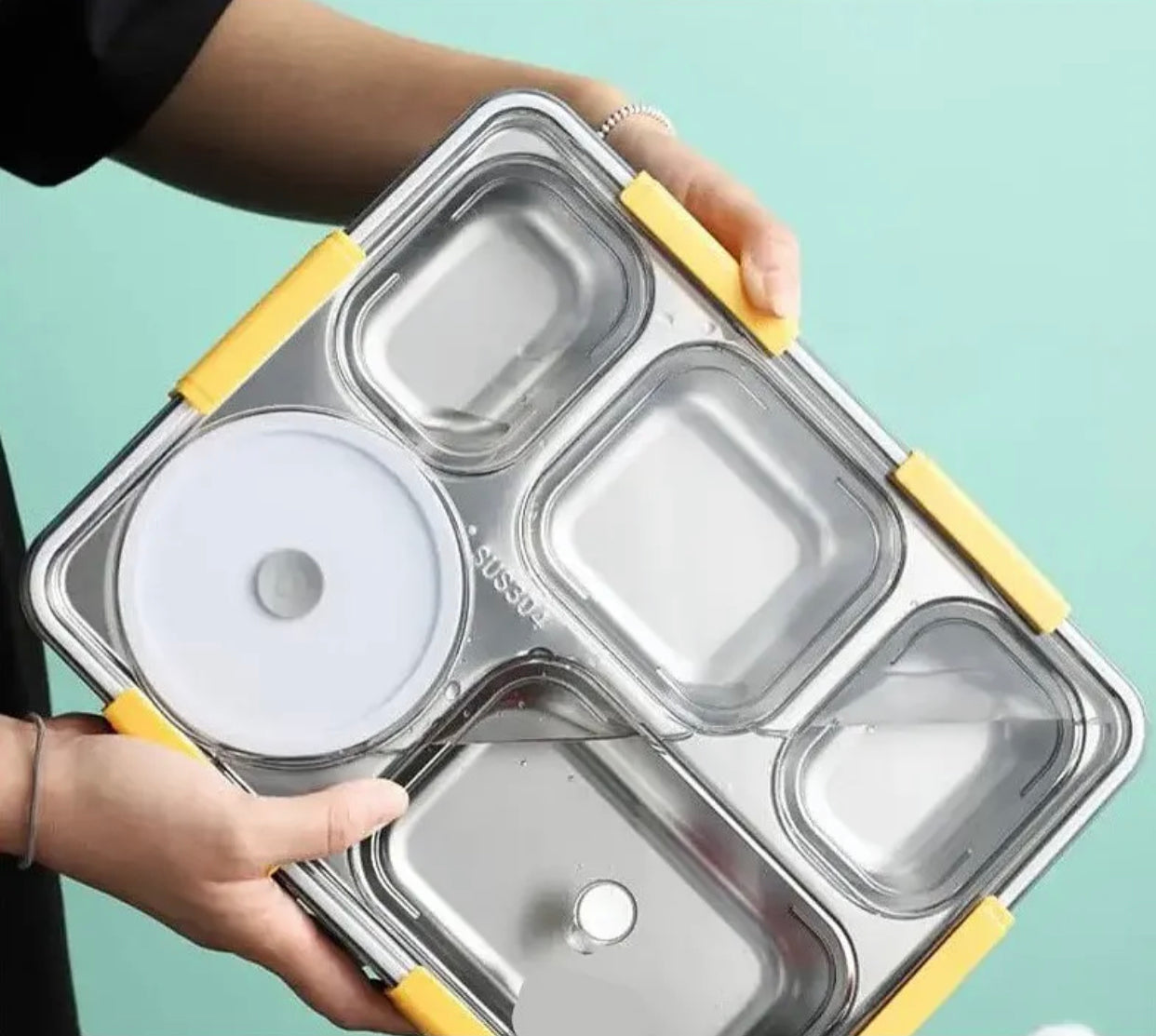 304 Stainless Steel Lunch Box- 5 partition