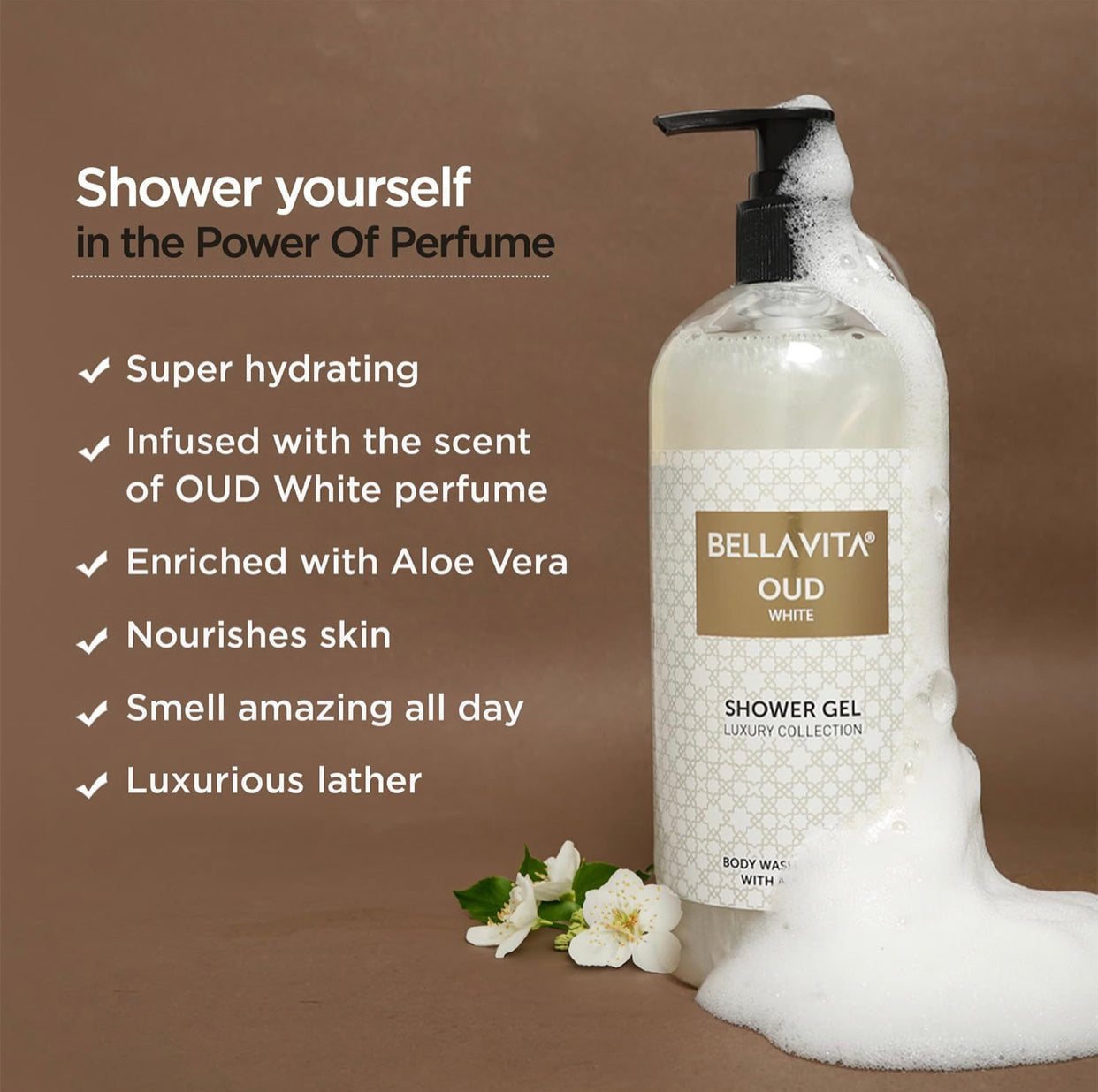 Bellavita White OUD Body Wash(500ml)