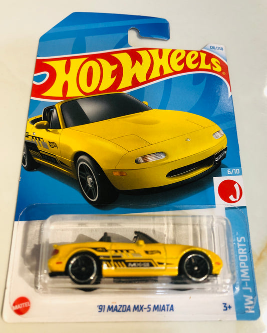 ‘91 Mazda MX-5 Miata Yellow