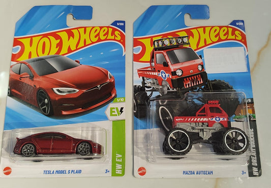 Tesla Model S Plaid + Mazda Autozam