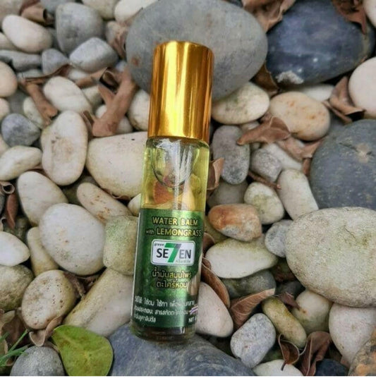 HANI PO™ Seven Green Oil Water Balm 100% Organic Lemongrass Refresher Roll on