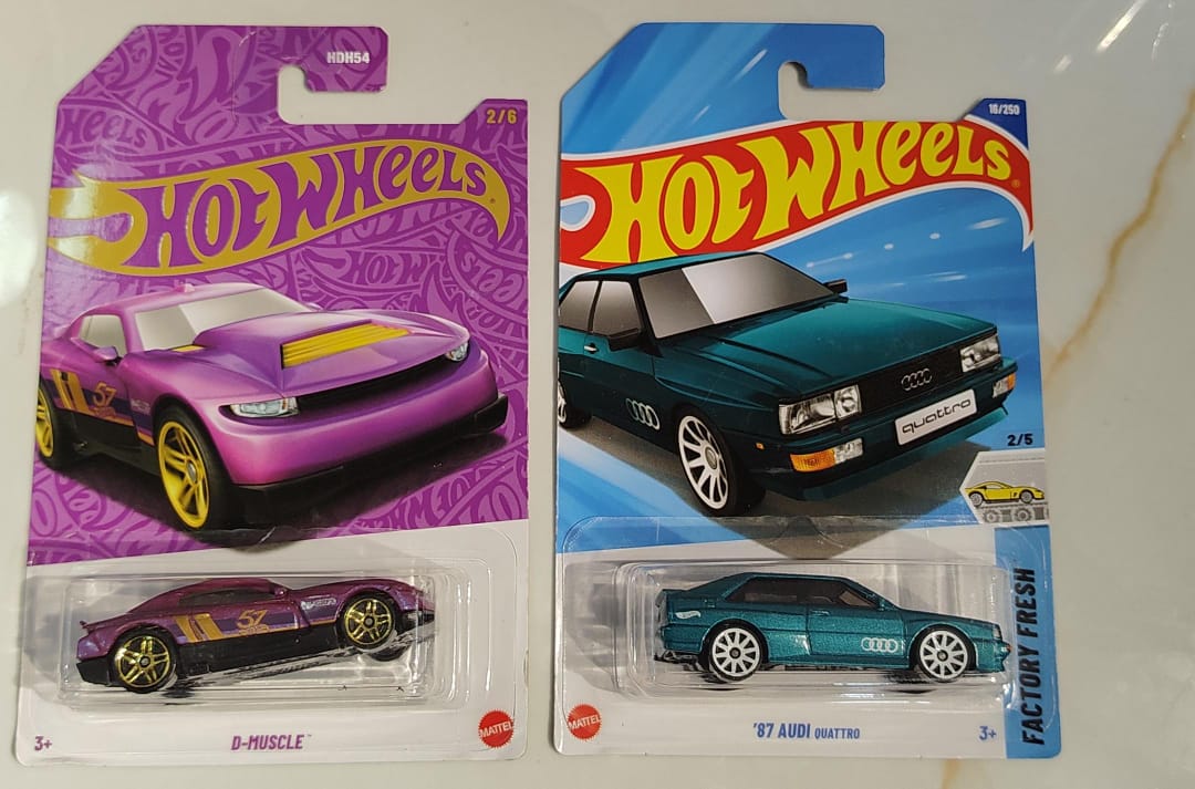 D muscle + 87 Audi Quattro green