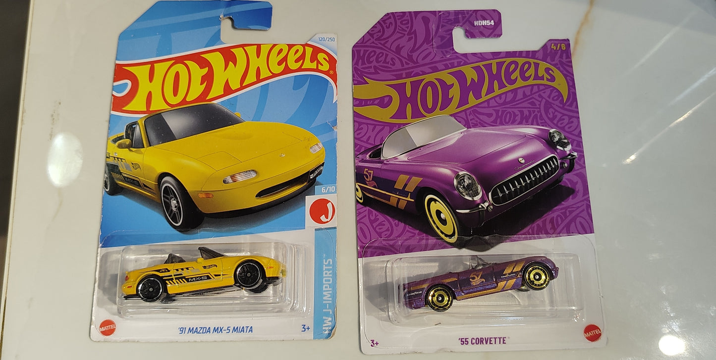 Mazda Miata + 55 Corvette aniversary edition