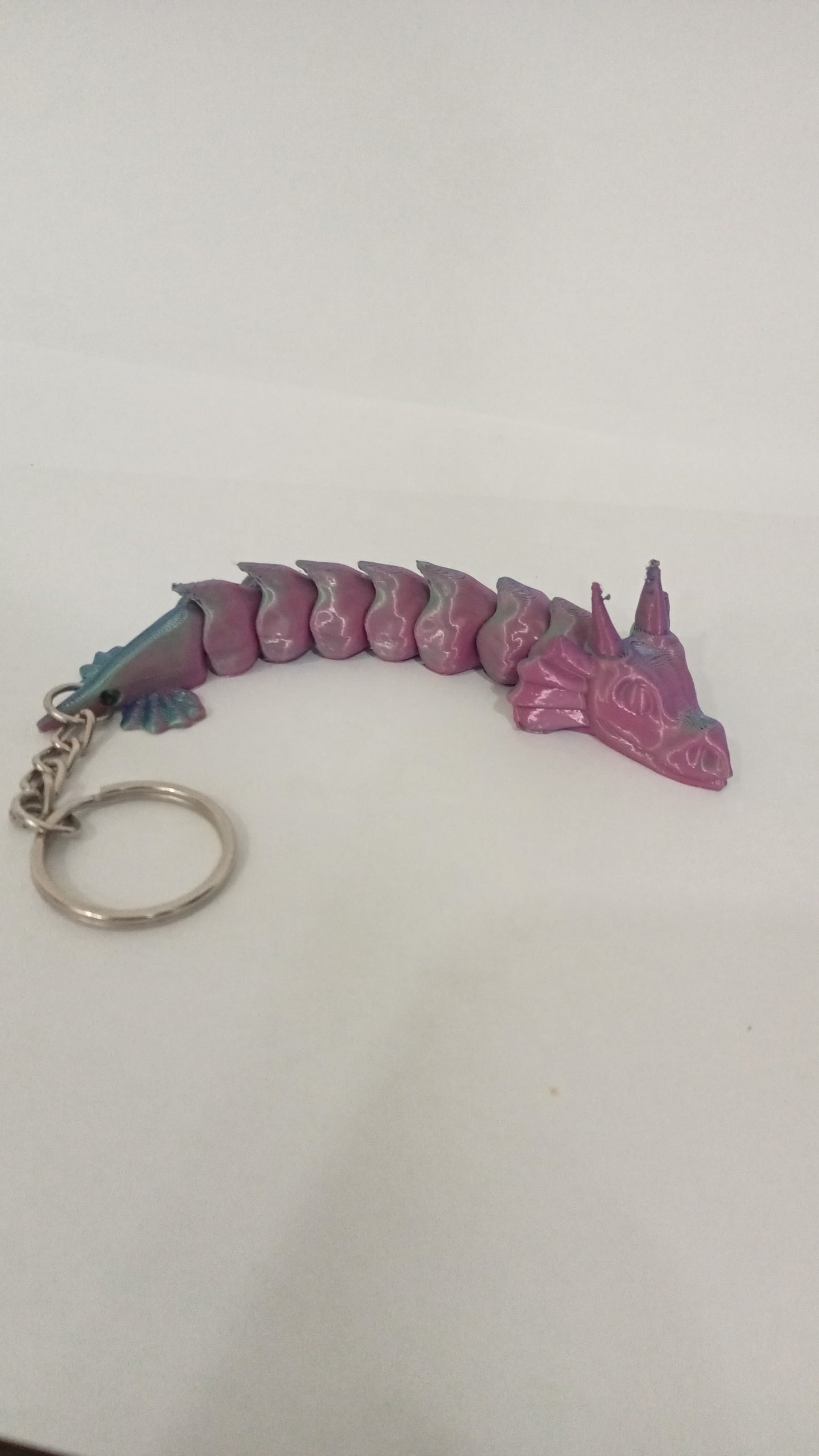 Flexi dragon keychain-tricolour