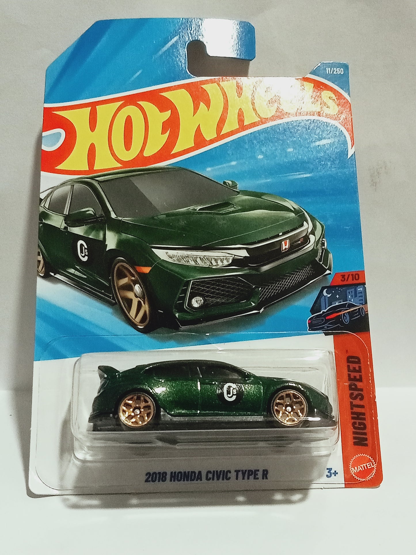 2018 Honda Civic type R - green