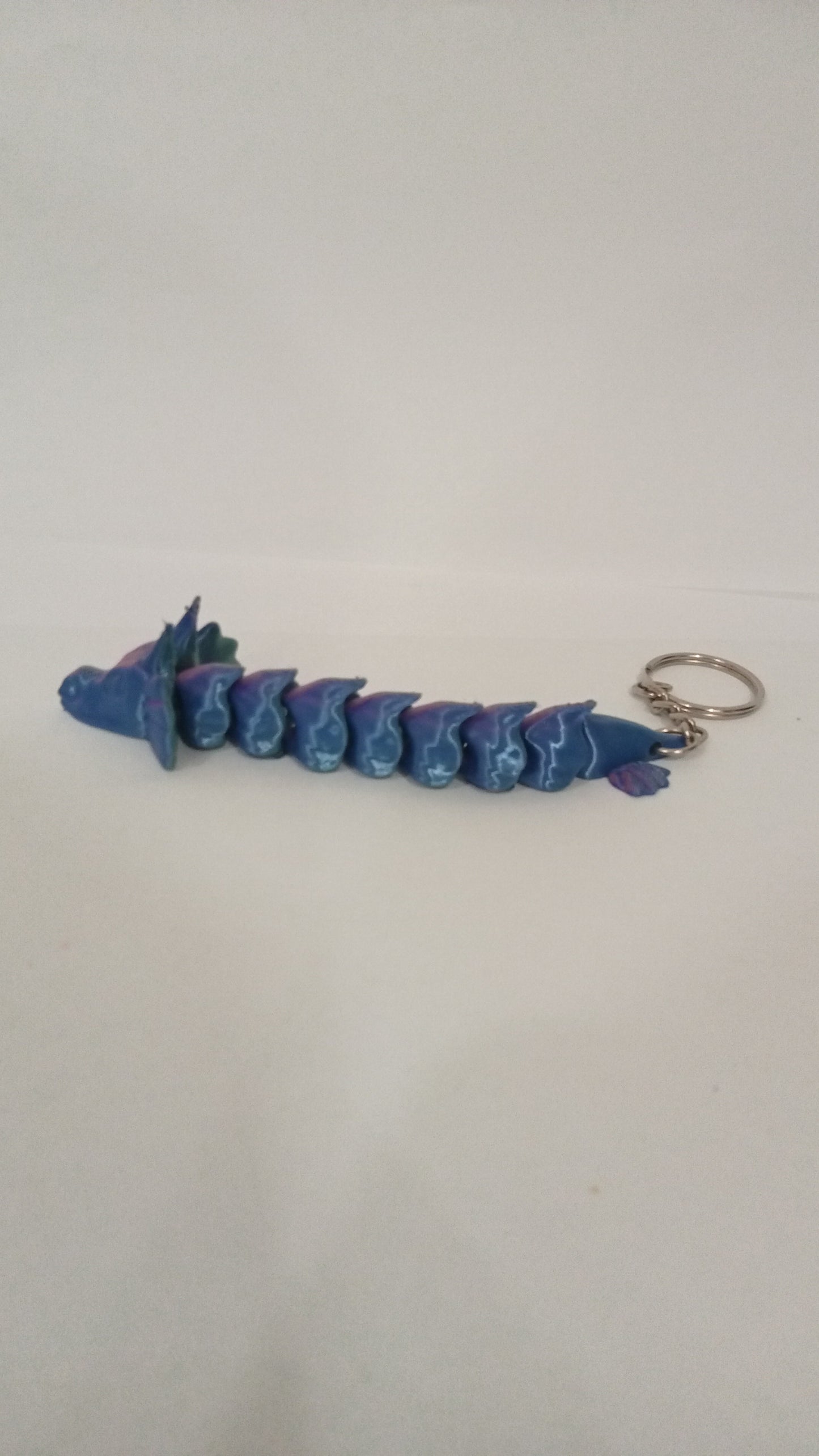 Flexi dragon keychain-tricolour