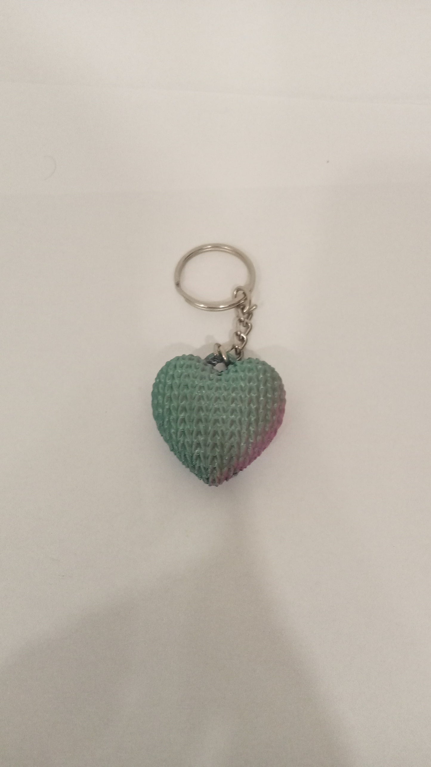 Tri colour heat keychain