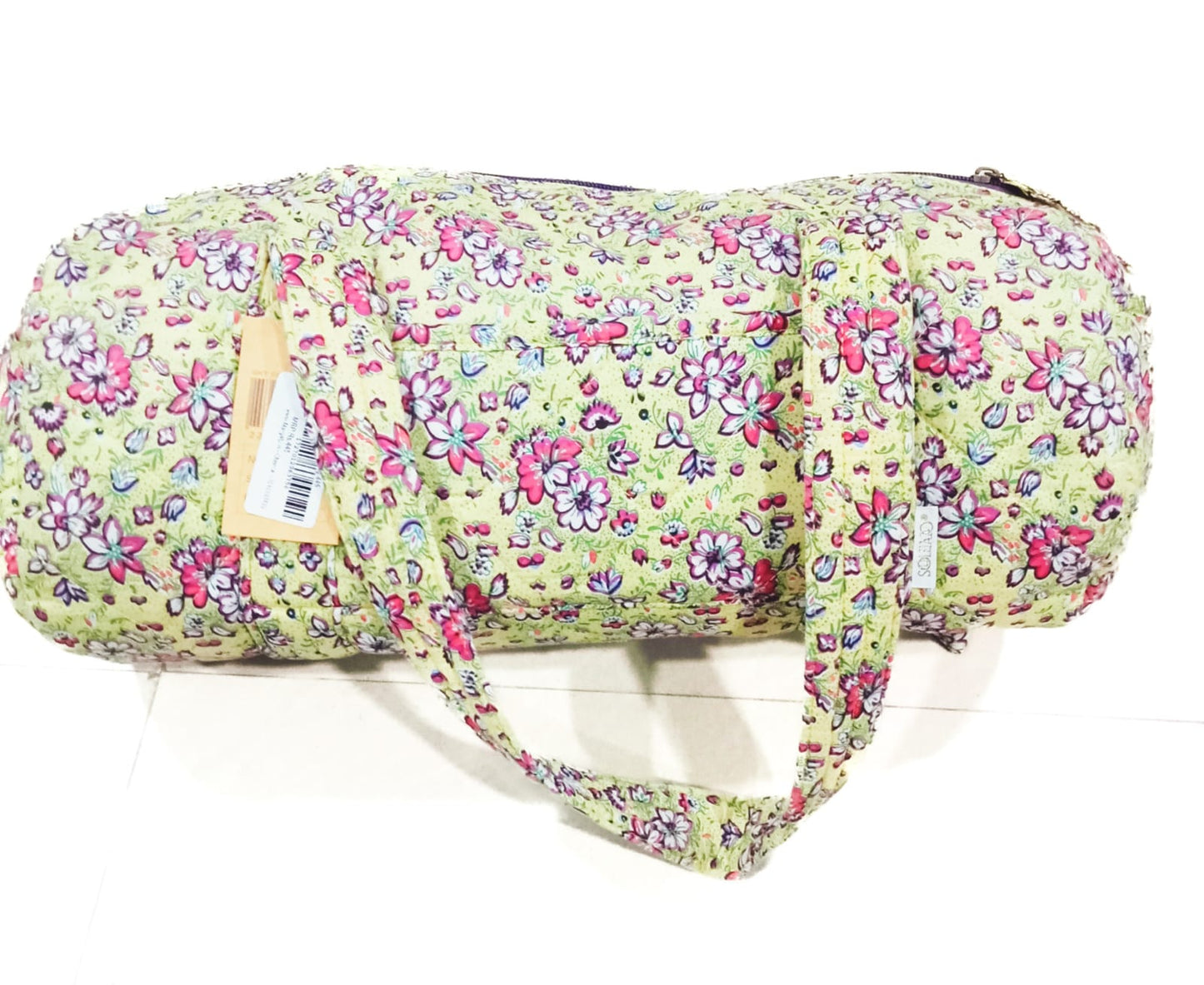Floral Print Cylindrical bag