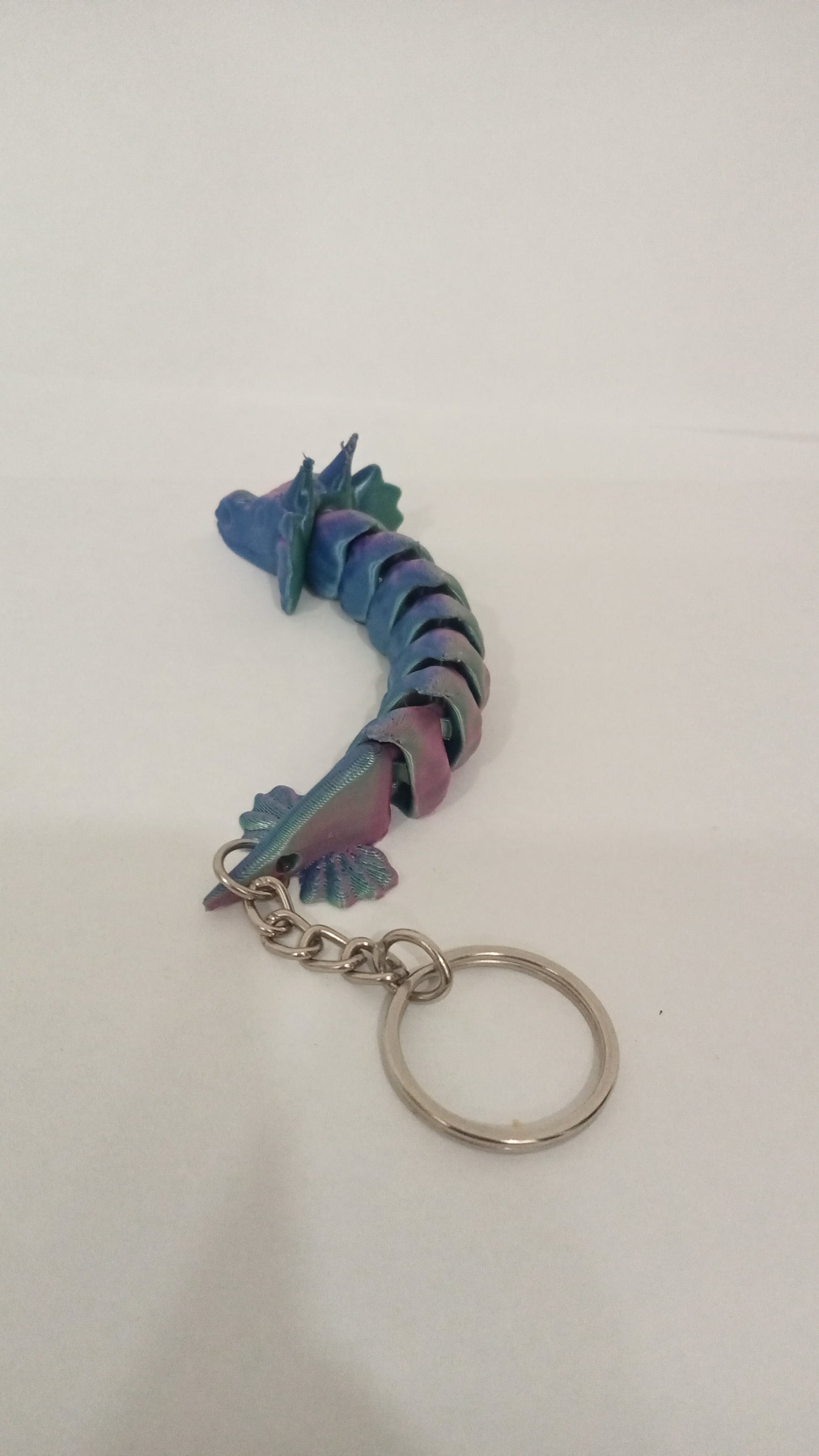 Flexi dragon keychain-tricolour