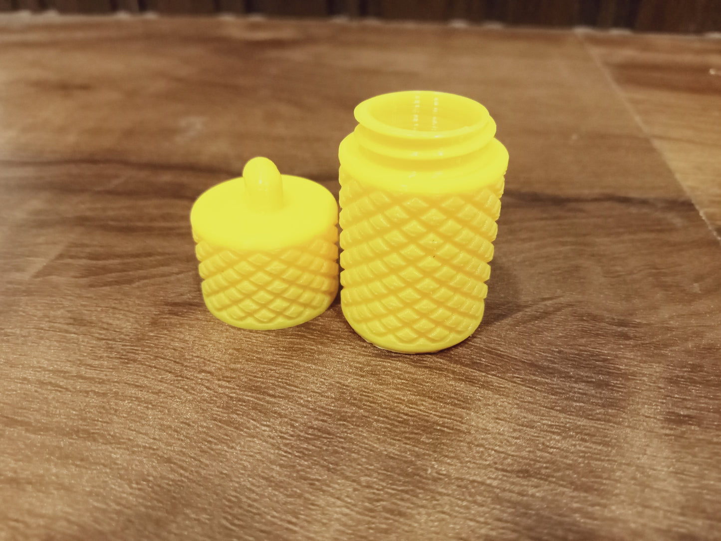 Small keychain container