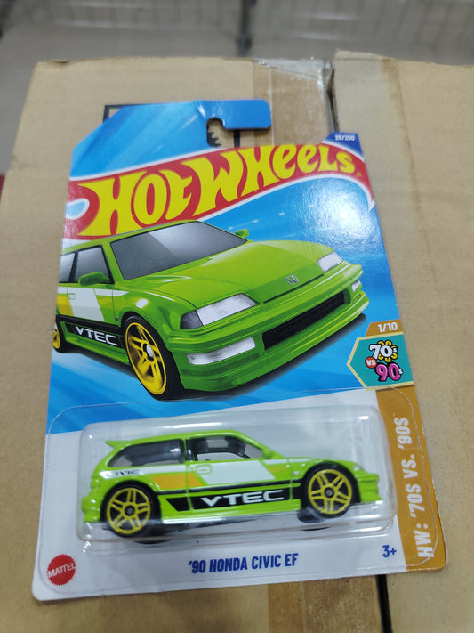 90 Honda Civic EF Green