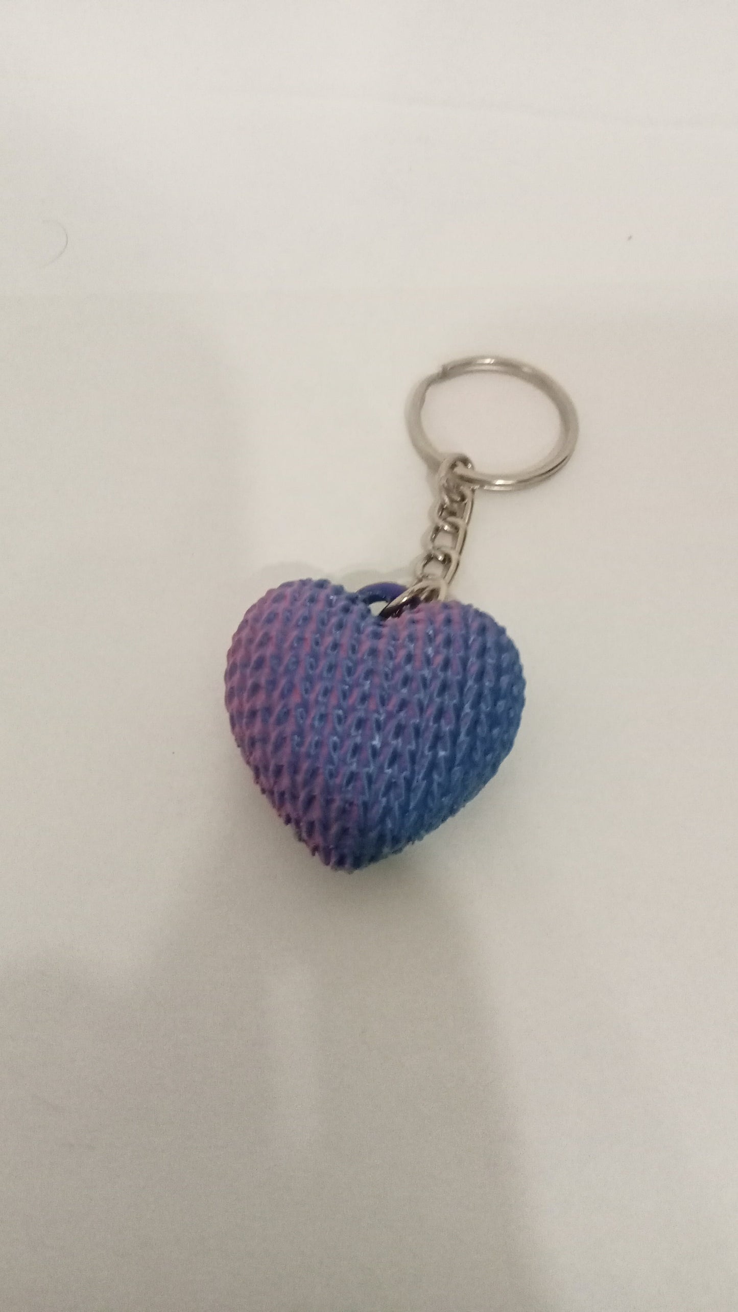 Tri colour heat keychain