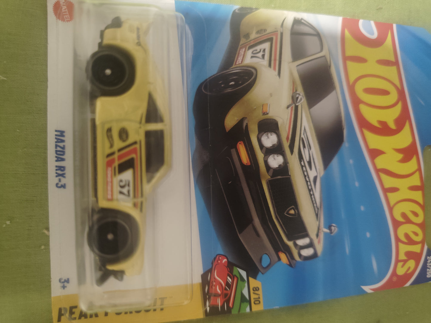 95 Mazda Rx-3 yellow